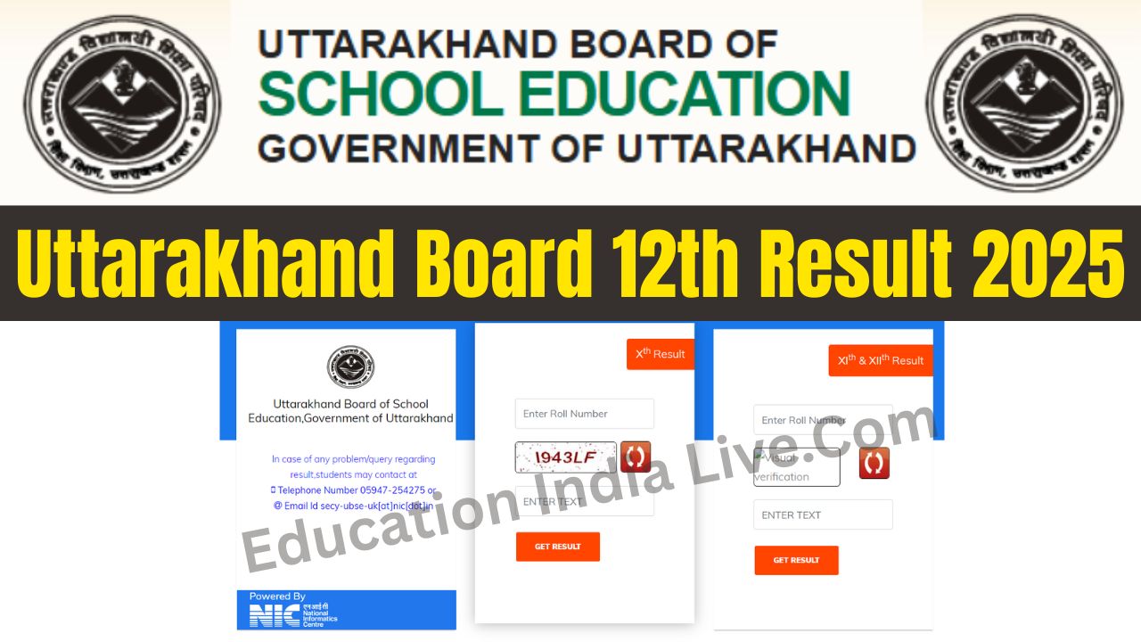 Uttarakhand Board 12th Result 2025
